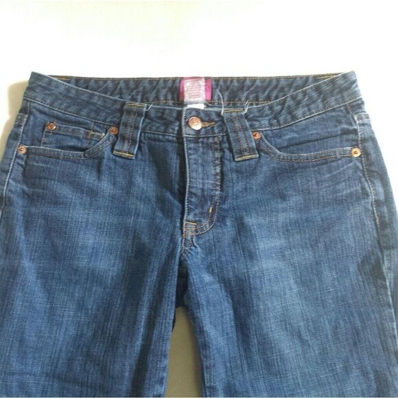 CROPPED Flare Dark Wash Jeans 6 Drew The Limited - Picture 3 of 7
